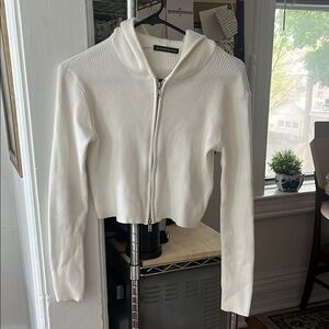 Brandy Melville Cream Arden Hoodie